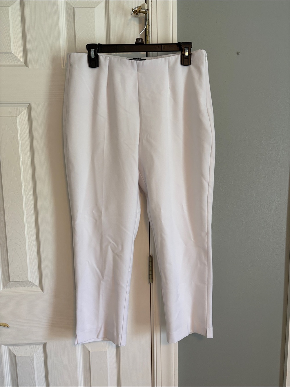 White Women's Tailored Crop Pants